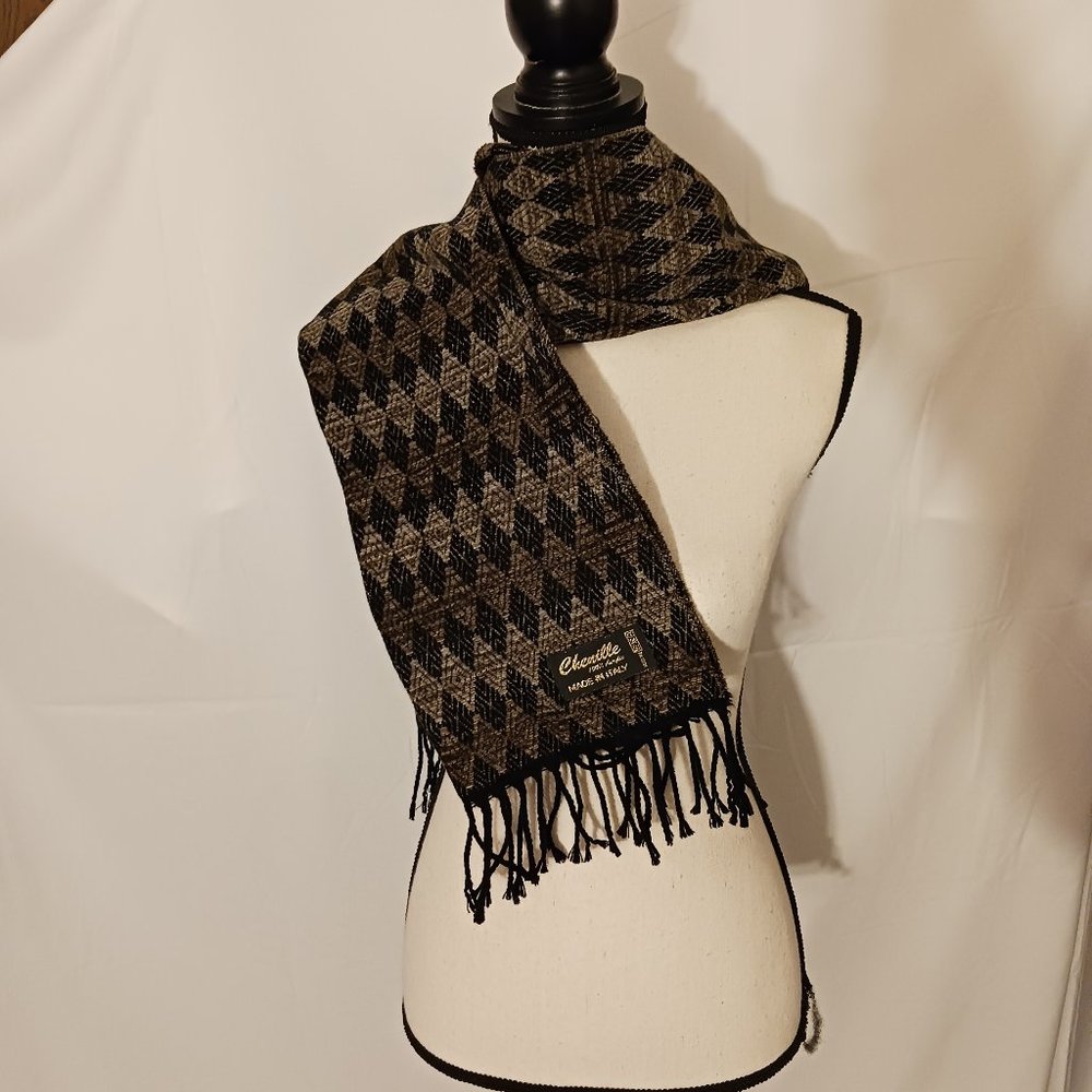 Scarf Soft Diamond Pattern Winter Warm Fashion